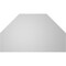Ekena Millwork Octagonal Top Surface Mount PVC Gable Vent w/ 2"W x 1-1/2"P Brickmould Frame, 24"W x 14"H GVPOT24X1402SN - alternate 3